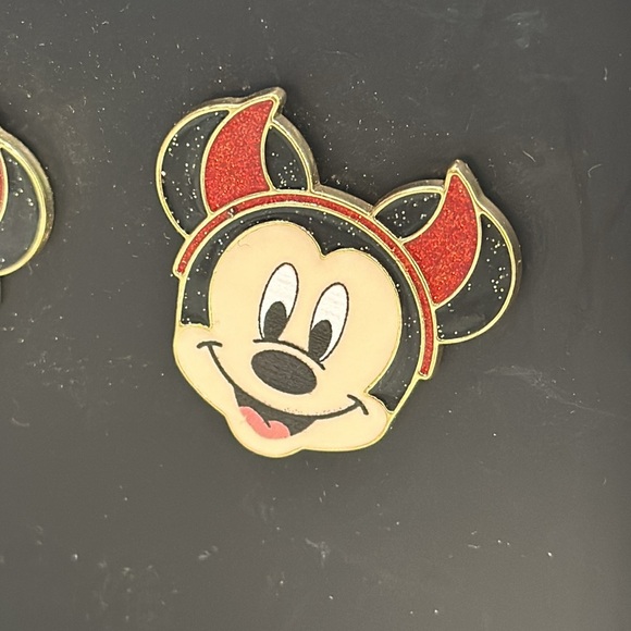 Disney BaubleBar MICKEY MOUSE DEVIL Halloween Earrings 🎃 #Mickey 👻Trending NEW - Picture 4 of 6
